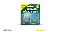 *FREE Sample From PANTRY*😁Gillette Vector Plus Manual Shaving Razor Blades (Cartridge) - 4s Pack