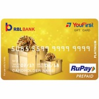 YouFirst RBL RuPay Gift Card back in stock on shopclues + 10% off kotak credit card & SCB debit/credit card