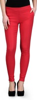 (Steal) Oleva Slim Fit Women's Red Trousers (Buy 2 @39+39 shipping Rs 40+40)