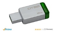 Kingston DataTraveler 50 16GB USB 3.0 Flash Drive