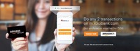 Do any two transactions using m.icicibank.com and get Amazon Gift Card worth Rs. 250