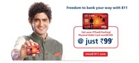 Kotak Debit Card for Rs 99 – First Year, Plus 99 Rs Bookmyshow voucher