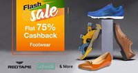 Flat 75% Cash Back Footwear Sale (Max Cashback Rs.10000)