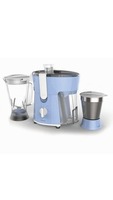 Phillips Amaze HL7575/00 600-Watt Juicer Mixer Grinder with 2 Jars (Celestial Blue/Bright White)