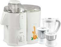 Havelles Endura GHFJMAHW050 500-Watt Juicer Mixer Grinder with 3 Jars