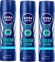 Nivea Men Deo Combo (2 Fresh Active Deo and 1 Cool Kick Deo)