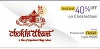 Instant 40% off on Chokhi Dhani at Little