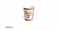 Clay Craft Valentine-3 Bone China Milk Mug, 350ml, Multicolour @70.85/-
