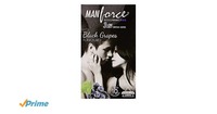 Manforce 3 in 1 Ribbed Contour Condom - 10 Pieces (Pack of 3, Black Grapes)
