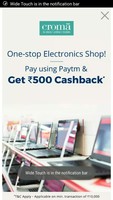 FLAT Rs.500 CASHBACK ON MINIMUM BILLING OF Rs. 10,000 WHEN YOU  PAY USIMG PAYTM