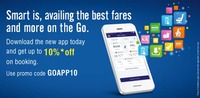 Get 10% Off on Flights with GoAir App
