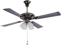 Usha Fontana Lotus Black Chrome 1230 4 Blade Ceiling Fan
