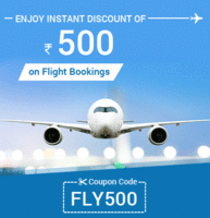 Flat Rs 500 off on flight bookings of Rs 2000 or more