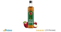 Nourish Vitals Apple Cider Vinegar 250ml - With Mother Vinegar, Raw, Unfiltered & Undiluted
