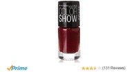Maybelline Color Show Bright Sparks, Glowing Wine ,6ml for Rs 83 @ 53% off on MRP 175