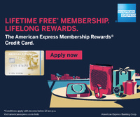 (Expires on 5th Oct) Get an Amex LifeTime Free Card