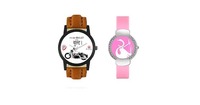 Rizzly New Arrival Analogue Couple Watch Combo-221
