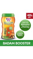 Bournvita Badam Booster Chocolate Drink with Honey Almond 400gm Jar