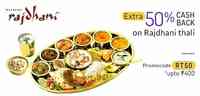 Little App - Get Extra 50% Cashback Upto Rs.400 on Rajdhani Thali