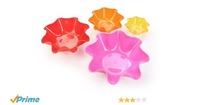 Nayasa Floret 4 Piece Plastic Bowl Set, Multicolour (SKU-111)