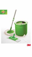 Scotch-Brite Jumper Spin Mop with Round and Flat Heads with Refill