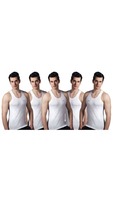 (LOWEST) Lux White Pack Of 5 Cotton Vests @ ₹158 (After 50% Cb & Shipping)