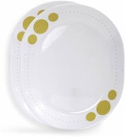 Corelle 2 Pcs Oval Serving Platters India Collection Royal Sequins Set
