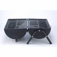 Godskitchen Round Top Lightweight Portable Barbeque Grill