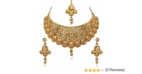 Sukkhi Traditional Gold Plated Kundan Choker Necklace Set for Women @199