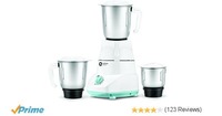 Orient Electric Kitchen Kraft MGKK50B3 500-Watt Mixer Grinder with 3 Jars (White) 