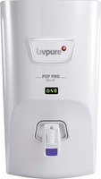 Livpure Pep Pro 7 L RO + UF Water Purifier (White) + Extra 10% off Paying Online.