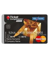 Ticket Compliments Gift Card now on Snapdeal.com (Get 5X Reward Points Using HDFC Bank Credit Cards)