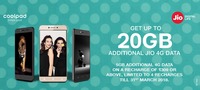 Jio additional data offer for Coolpad devices - activated after 4 September