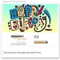 Send An Email Giftcard Get 10% Cashback Upto Rs.100