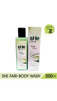 (100% cashback) Shefair Body Wash 200ml for Whitening & Moisturising, Pack of 2