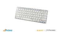 Rapoo E6100 Ultra-Slim Mini Bluetooth Keyboard (White) 