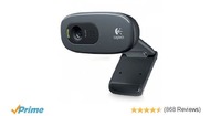 App Only: Logitech C270 HD Webcam (Black)