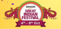 Amazon Great Indian Festival- 4th to 8th Oct (15% CB on amazon pay and 10% CB on Citibank )