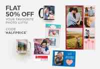 Flat 50% off on Photo Products 