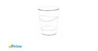 Ganesh Metal Orra Glass, 250ml, Set of 6, White
