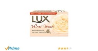 Lux Velvet Touch Soap Bar, Jasmine and Almond Oil, 150g (Pack of 3)