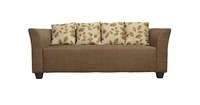 Hometown Three Seater Sofa (Matt Finish, Brown) 