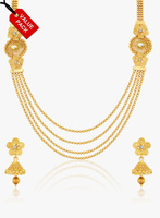 Sukkhi Pack Of 2 Golden Alloy Necklace Set @111/- (create new account & get free shipping)