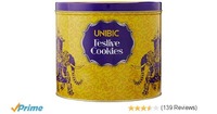  Unibic  Festive Cookies, Tin, 500g
