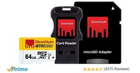 Strontium Nitro 16Gb Class 10 MicroSDHC UHS1 (With Card reader & MicroSD Adapter) @ ₹399 