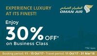 Enjoy 30 % Off  On Business Class Flight Tickets Booking On Paytm