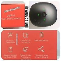 JioFi 4 150Mbps Wireless 4G Portable Router Device 2600mah battery