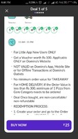 Live Now Little App 25 Rs Dominos Voucher
