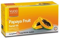 (Mrp error) VLCC Papaya Fruit Facial Kit 60 g (Set of 6) @134/- Mrp 250/-
