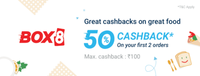 50% Cashback (up to ₹100) on payments via PhonePe (UPI, Cards) 
